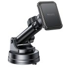 Yesido - Autós tartó (C263) - Mágneses, műszerfalra/szélvédőre, 360°, teleszkópos rögzítőkar, univerzális - Fekete