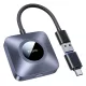 Yesido - Wireless CarPlay Adapter (KM23) - USB-C kábelével, Bluetooth V5.0, 1080P - Szürke
