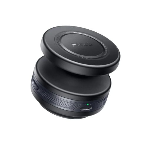 iPhones Yesido Autós tartó vezeték nélküli töltéssel (C224) MagSafe támogatással, műszerfalra, 360°-os golyós fejjel - Fekete