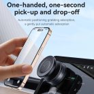 iPhones Yesido Autós tartó vezeték nélküli töltéssel (C224) MagSafe támogatással, műszerfalra, 360°-os golyós fejjel - Fekete