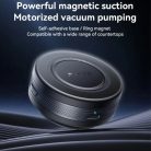 Yesido Autós tartó vezeték nélküli töltéssel (C223) - kijelzőhöz, elektromos vákuumzárral, MagSafe támogatással, USB-C, kicsi - Fekete