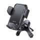 Autós tartó Yesido Vezeték nélküli Töltéssel (C312) - Légbeömlőre, Automatikus Csipesz, Intelligens Indukció, 15W, 4.7 - 6.8inch - Fekete