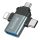 OTG Adapter (GS15) Yesido - USB-ről Lightningre, Micro-USB-re, Type-C-re, Plug & Play, 480Mbps - Fekete