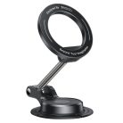 Yesido Mágneses Autós Tartó (C218) Műszerfalra, Két tengelyes kialakítás, MagSafe kompatibilis - Fekete