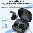 Yesido - Vezeték nélküli fülhallgató (TWS30) - ANC-vel, TWS, mikrofonnal, Bluetooth 5.3, fülbe helyezhető kialakítás, 300mAh - Fekete
