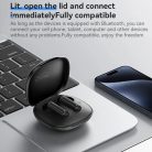 Yesido Vezeték nélküli fülhallgató (TWS25) Mikrofonnal, Bluetooth V5.3, Érintésvezérlés, Fél-in-ear kialakítás, 250mAh - Fekete