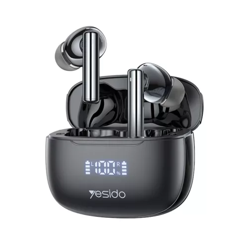 Yesido TWS23 Wireless Fülhallgató - Zajszűréssel, Érintésvezérléssel, Bluetooth V5.3, Fülbe helyezhető kialakítással, 300mAh - Fekete