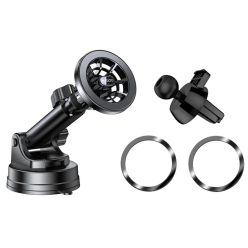   Yesido - Autós Telefontartó (C158) - Szélvédőre, Műszerfalra, Szellőzőrácsra - Fekete