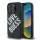 iPhone 16 Pro fekete Guess PU Leather 4G Big Love Logo MagSafe tok