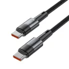 Tech-Protect UltraBoost Type-C / Type-C PD kábel 100W 5A 0.25m - szürke