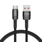 Tech-Protect UltraBoost Evo USB-A / USB-C kábel 100W 5A 1m - fekete
