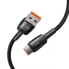 Tech-Protect UltraBoost Evo USB-A / USB-C kábel 100W 5A 1m - fekete
