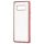 Áttetsző vékony tok metál színű kerettel Samsung S9 rózsaszín