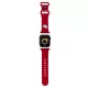 Hello Kitty Liquid Silicone Kitty Head Logo szíj Apple Watch 38/40mm-hez Piros