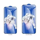 HOCO edzett üveg HD 5D Guardian shield (10-in-1 KÉSZLET) - iPhone 15 Plus fekete (G14) üvegfólia