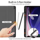 Dux Ducis Domo fliptok és smart sleep funkcióval Samsung Galaxy Tab S9-hez - fekete