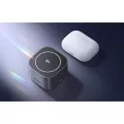2 az 1-ben induktív Qi töltőállomás Ugreen W702 iPhone-hoz és AirPods-hoz, 15W (szürke)