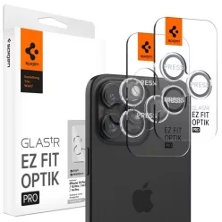   Spigen Glas.tR EZ Fit Optik Pro kameravédő üvegfólia iPhone 14 Pro / 14 Pro Max / 15 Pro / 15 Pro Max / 16 Pro / 16 Pro Max / 17 Pro / 17 Pro Max - 2 db