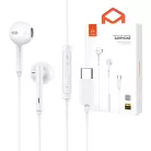 Mcdodo HP-7500 vezetékes fülhallgatók, USB-C (fehér)