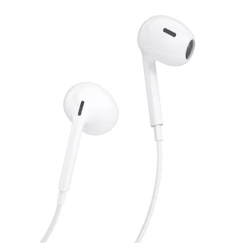 Dudao fülbedugós vezetékes fülhallgató USB Type-C csatlakozóval fehér (X14PROT)