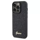 GUESS tok IPHONE 14 Pro GUHCP14LPMSDGSK (Disco Metal Script) fekete