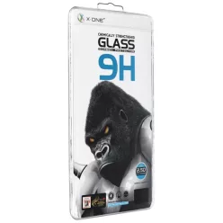   X-ONE Full Cover Extra Strong Kristálytiszta Üvegfólia - iPhone 15/16 Plus edzett üveg 9H
