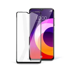   5D Full Glue Ceramic Glass - iPhone 15 Plus fekete üvegfólia