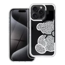 TEDDY BEAR tok iPhone 15-höz, ezüst