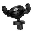 Remax autós telefontartó szellőzőre fekete színben