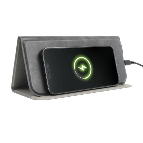 Egérpad vezeték nélküli töltővel 15W OJD-82 barna szürke