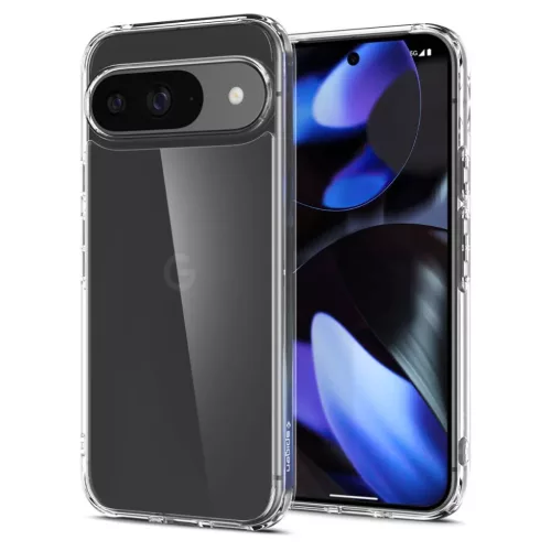 Google Pixel 9 / 9 Pro Crystal Clear Spigen Ultra Hybrid tok