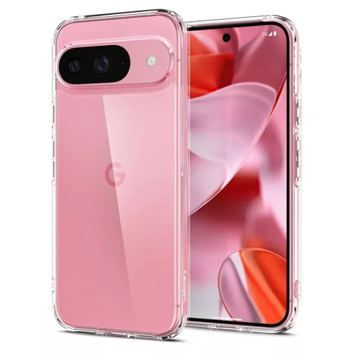 Google Pixel 9 / 9 Pro Crystal Clear Spigen Ultra Hybrid tok