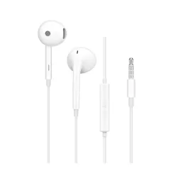   OPPO eredeti vezetékes fülhallgató Jack 3,5 mm-es csatlakozóval és mikrofonnal MH135 fehér bulk