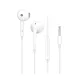OPPO eredeti vezetékes fülhallgató Jack 3,5 mm-es csatlakozóval és mikrofonnal MH135 fehér bulk