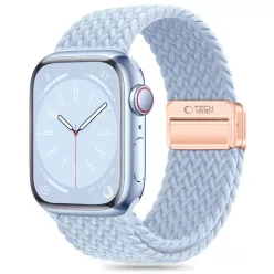   Tech-protect Nylonmag Apple Watch 4 / 5 / 6 / 7 / 8 / 9 / 10 / 11 / Se (38 / 40 / 41 Mm) Baby Blue