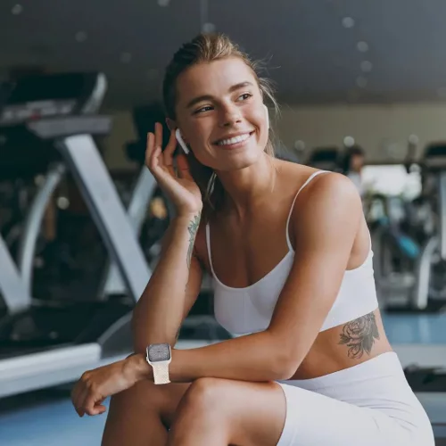 Tech-protect Nylonmag Apple Watch 4 / 5 / 6 / 7 / 8 / 9 / 10 / 11 / Se (38 / 40 / 41 Mm) Baby Blue