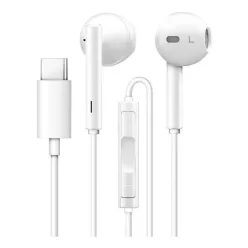   HUAWEI eredeti vezetékes fülhallgató Type C mikrofonnal CM33 fehér bulk
