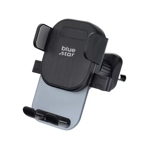 BLUE STAR AUTO LOCK X2 szellőzőre erősíthető autós telefontartó fekete