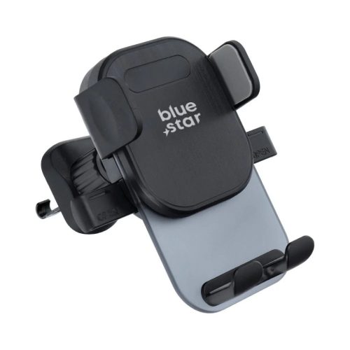 BLUE STAR AUTO LOCK X2 szellőzőre erősíthető autós telefontartó fekete