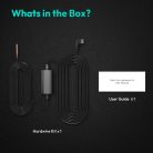 Hardwire készlet Botslab Dash Cam G500H Pro / V9H / HK50-hez, Fekete