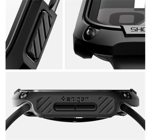 Spigen Tough Armor Apple Watch 10 46mm tok, Black, fekete