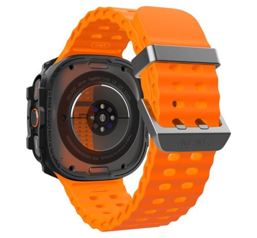 Spigen Rugged Armor Samsung Galaxy Watch Ultra tok, Matte Black, fekete