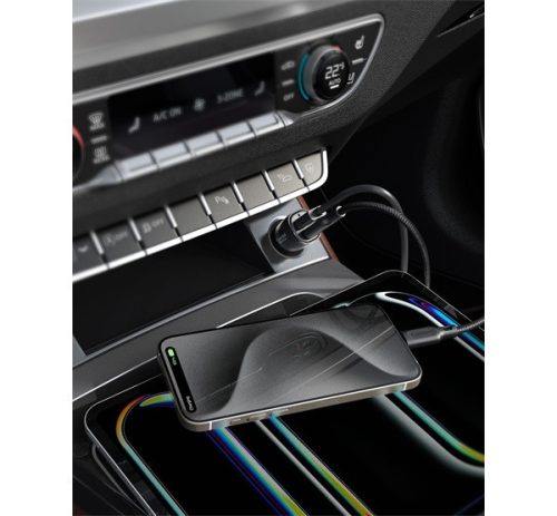 Spigen ArcStation Essential EV482 autós töltő, 48W, fekete