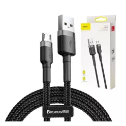 Baseus Cafule USB - Micro USB kábel, 2A, 3m, szürke/fekete