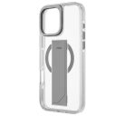 Uniq Heldro Max iPhone 16 Pro MagSafe tok kitámasztóval, átlátszó