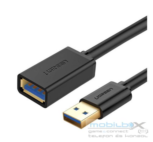Ugreen 10368B USB-A 3.0 hosszabbító kábel, 1m, fekete