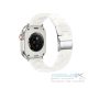 Forcell F-Design FA04 Apple Watch 42/44/45/49mm márvány mintás szíj, fehér