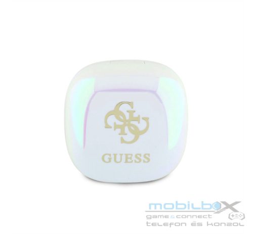 Guess 4G Logo Mini vezeték nélküli TWS fülhallgató, fehér
