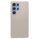 Spigen Silicone Fit MagFit Samsung Galaxy S25 Ultra tok, Natural Titanium, átlátszó