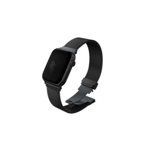 Uniq Dante Pro Apple Watch 42/41/40mm állítható fém óraszíj, fekete